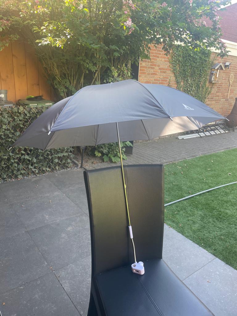 Parasol met stoelbeveseging, Tuin en Terras, Parasols, Ophalen of Verzenden, Nieuw