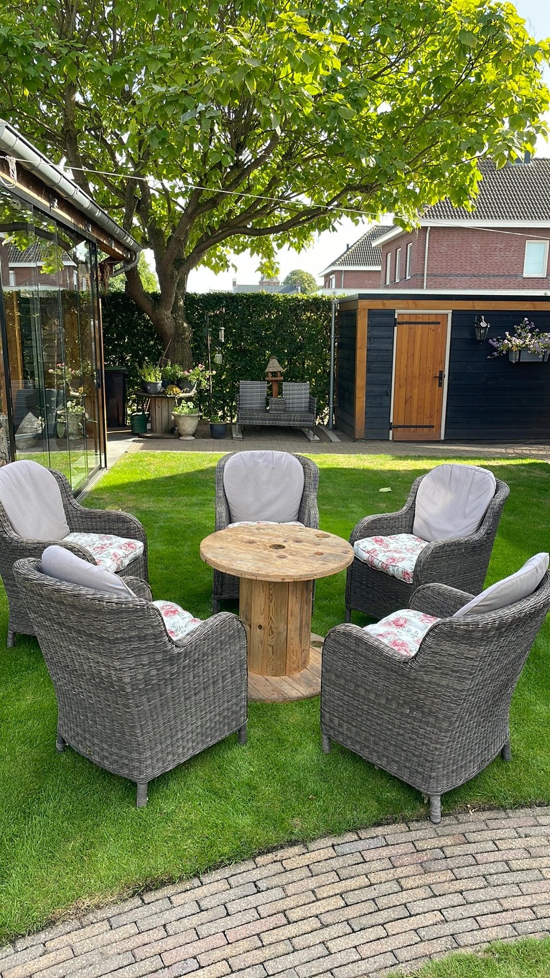 Tuinstoelen rotan, Tuin en Terras, Tuinstoelen, Ophalen, Gebruikt, Rotan