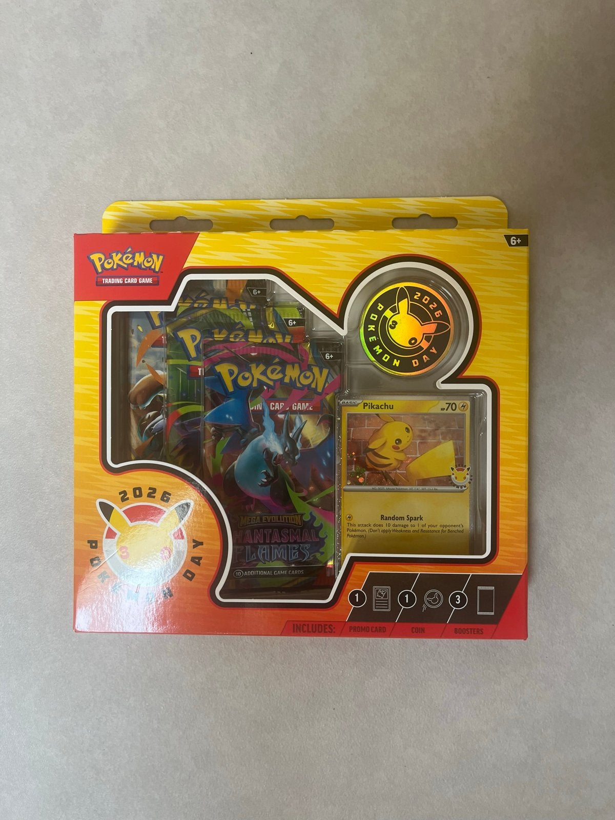 Pokémon Day 2026 Pikachu Promo Kaart & Booster Box, Verzenden, Nieuw, Boosterbox