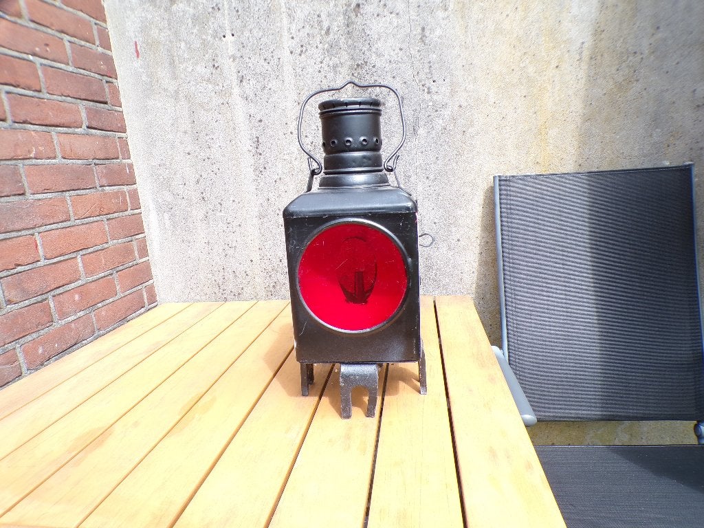 Te koop antieke trein lantaarn, Ophalen of Verzenden
