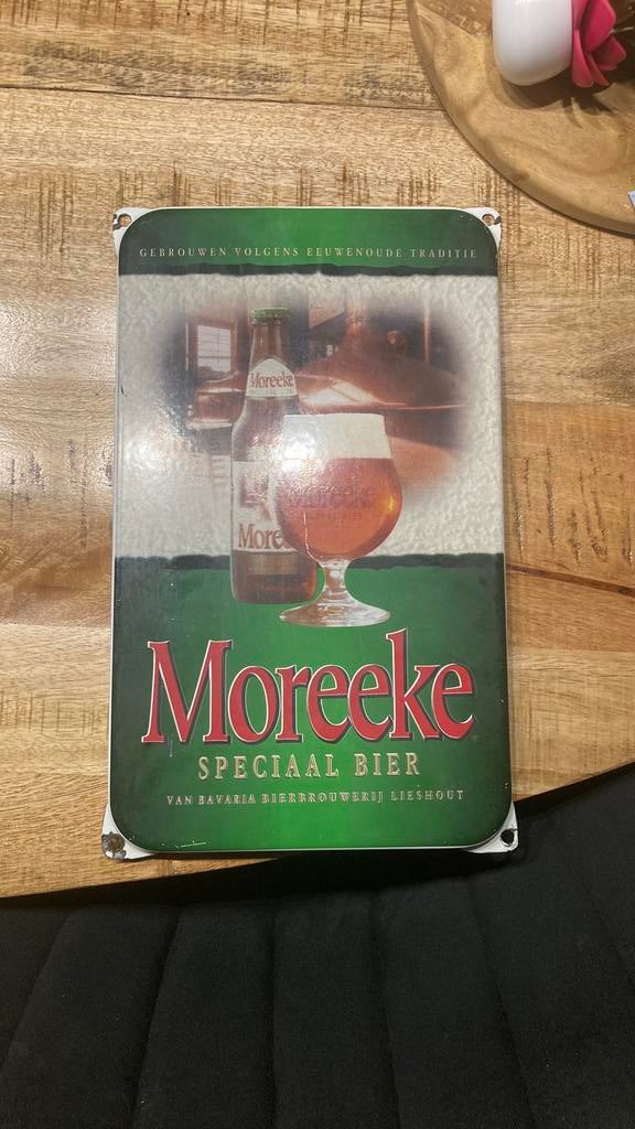 Reclame plaat speciaal bier, Ophalen of Verzenden, Gebruikt, Reclamebord, Plaat of Schild