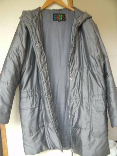 Lange jas parka winterjas met capuchon maat 176/XS, Ophalen of Verzenden, Gebruikt, Meisje, Jas