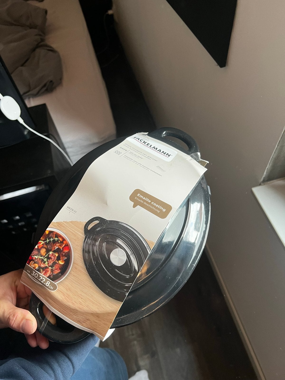 Fackelmann Ovale Gietijzeren Kookpot - Nieuw & PFAS-vrij, Gietijzer, PFAS-vrij, Nieuw, Ophalen of Verzenden