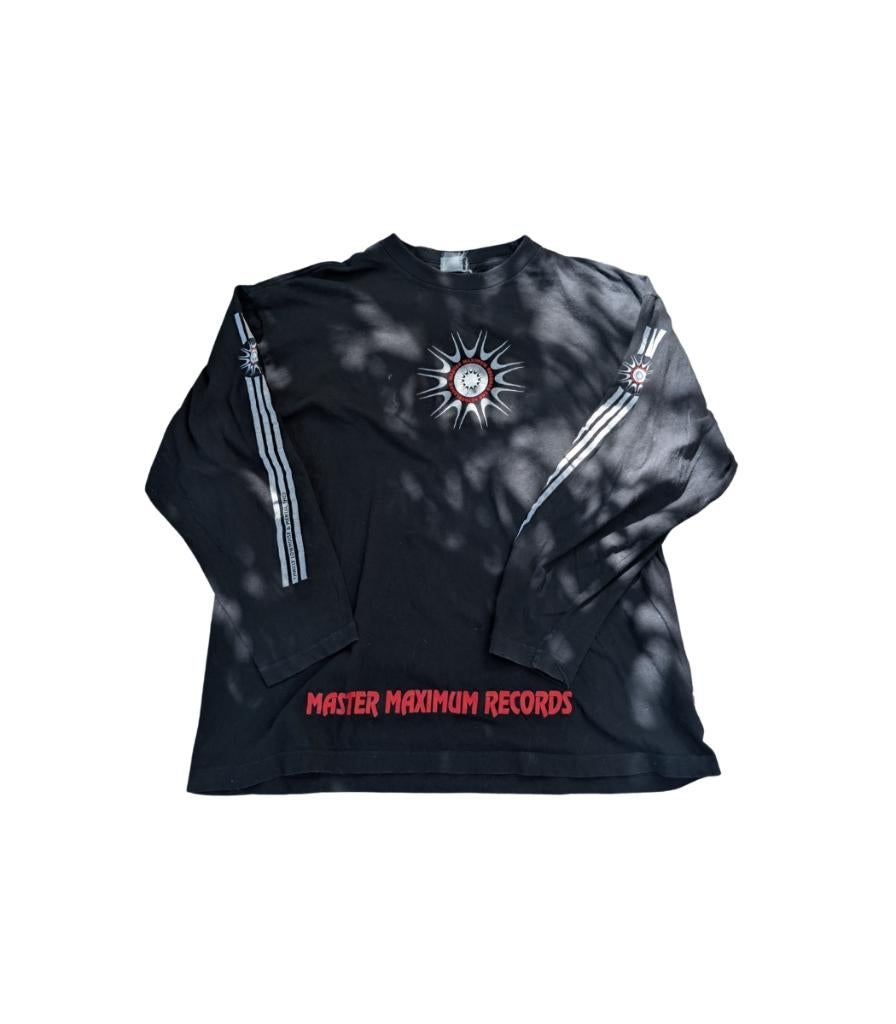 charly lownoise & mental theo 90s longsleeve gabber, Kleding | Heren, T-shirts, Vintage, Vintage, Ophalen of Verzenden, Gedragen
