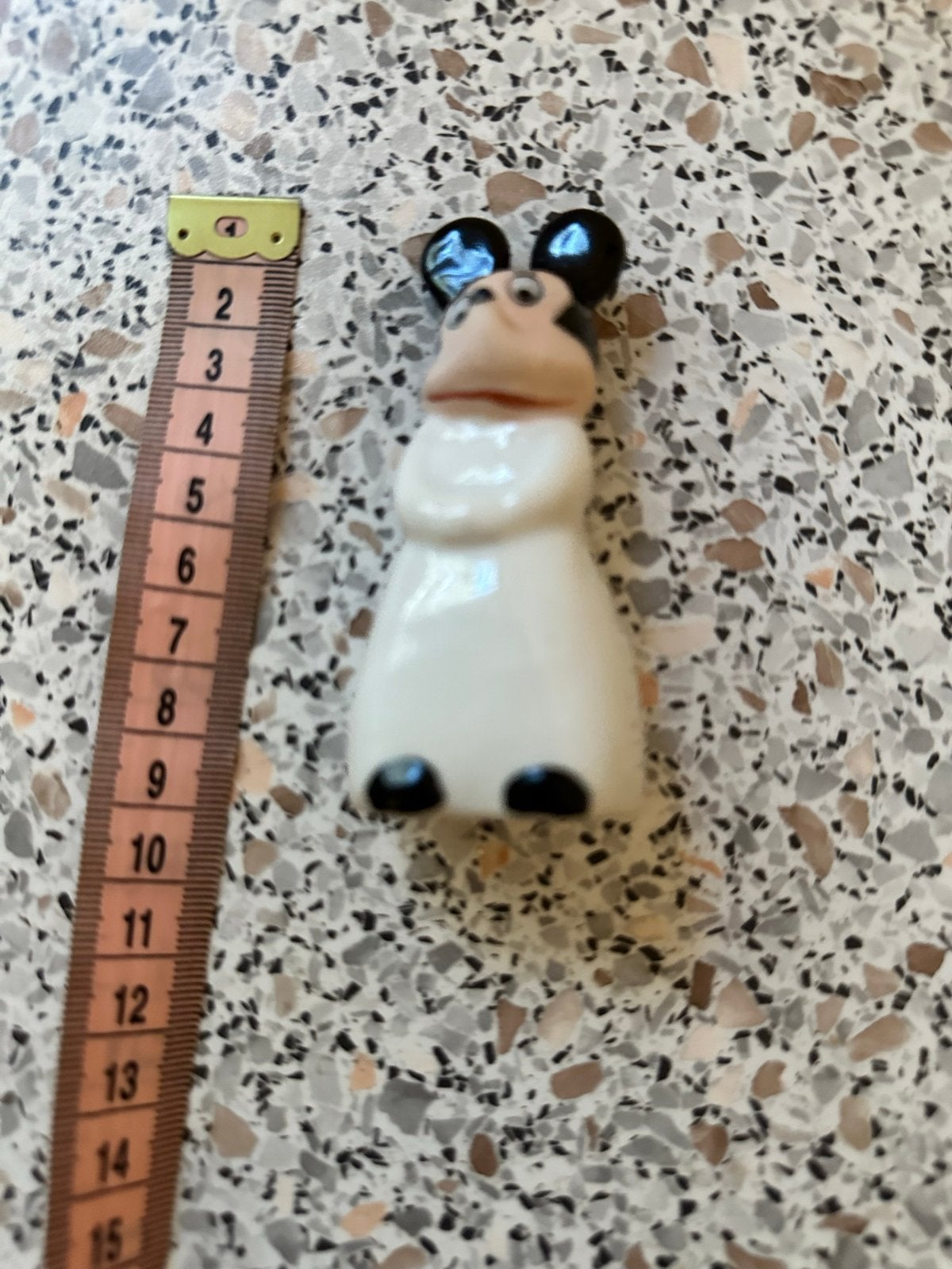 Vintage Mickey Mouse figuur - Keramiek, Ophalen of Verzenden, Gebruikt
