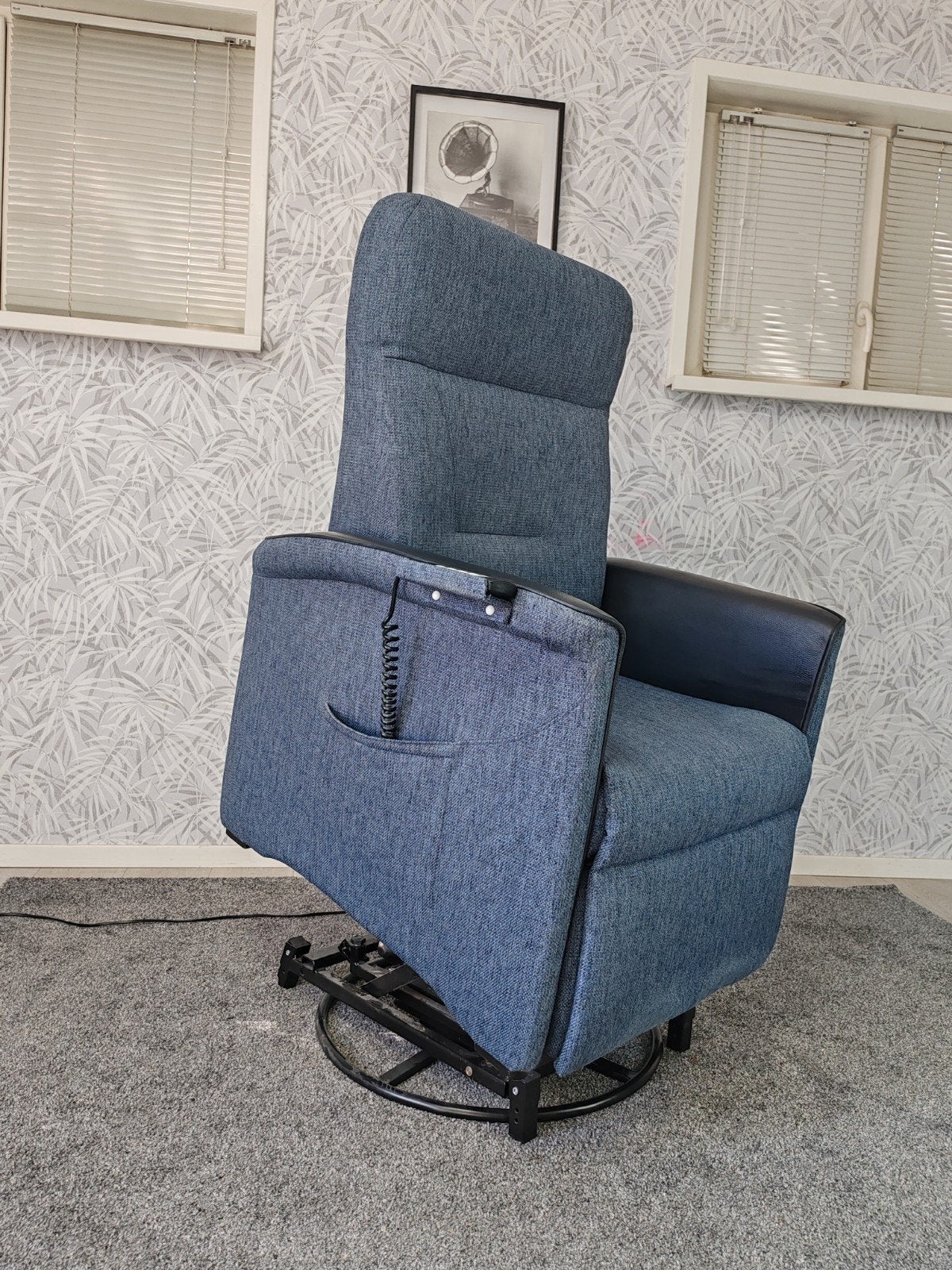 Easysit xl brede sta op stoel relax fauteuil op draaiplateau, Minder dan 75 cm, Ophalen of Verzenden, Zo goed als nieuw, Onbekend