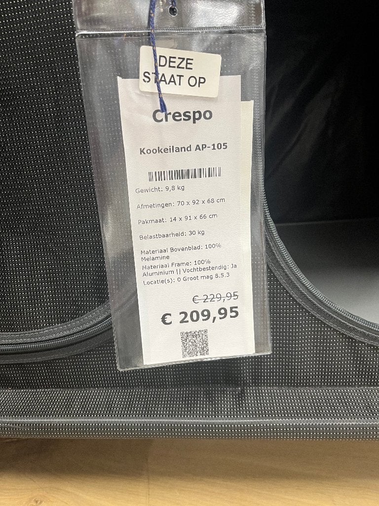Crespo kookeiland voor kamperen, Ophalen, Nieuw, Campingmeubel-accessoire