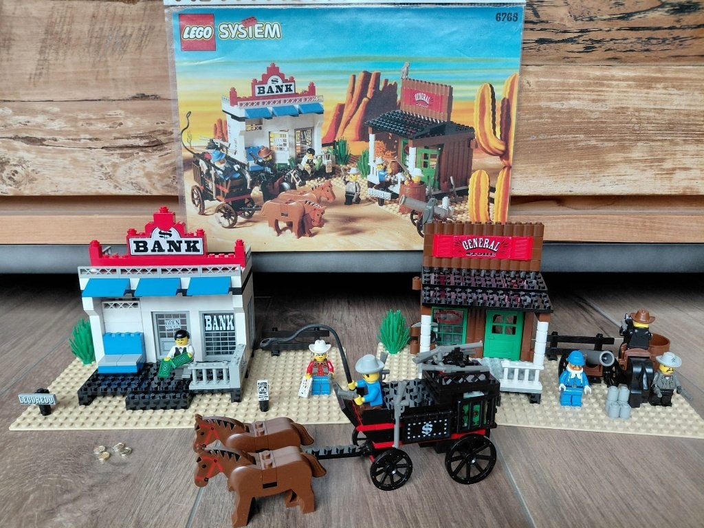 LEGO western gold city junction, Compleet, Gebruikt, Overige thema's, Lego