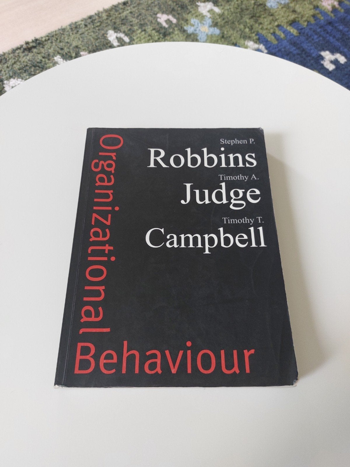 Organizational Behaviour (Robbins, Judge, Campbell), Ophalen, Beta, Gelezen, WO