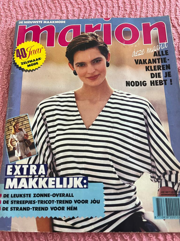 Marion Naaimagazine - Juni 1988 - Vakantiemode, Verzenden, Gebruikt