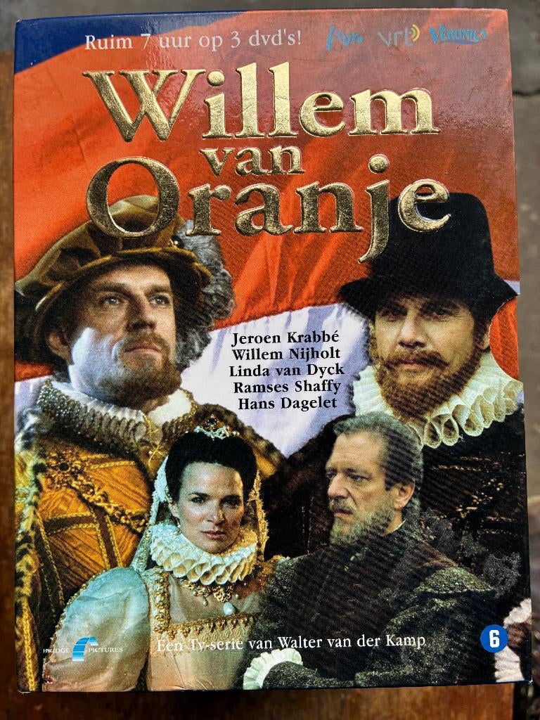 Willem van Oranje DVD serie COMPLEET 3-DVD box, Boxset, Drama, Ophalen of Verzenden, Zo goed als nieuw