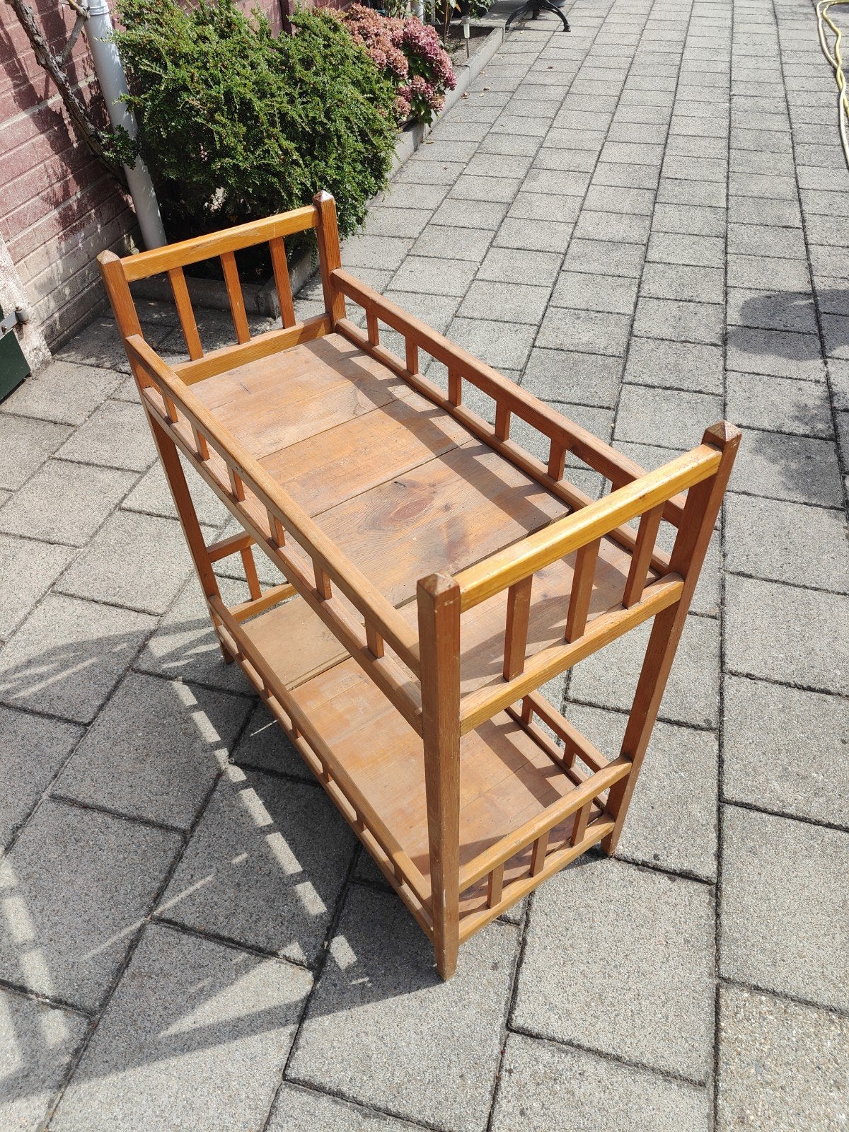 Houten poppenbedje, Antiek en Kunst, Ophalen