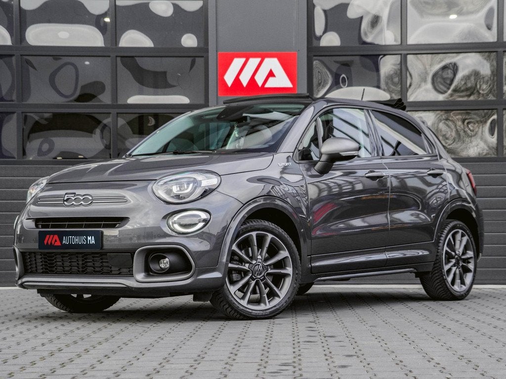Fiat 500 X 1.5 Hybrid Cabrio Navi/Acc/Camera/Fabrieksgaranti, Stof, Gebruikt, Zwart, 4 cilinders