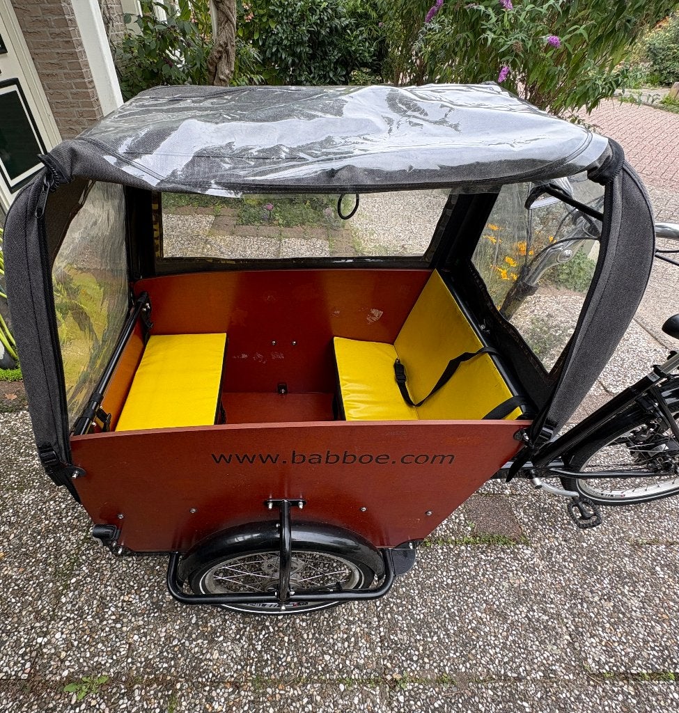 Bakfiets Babboe Big E, 4 kinderen of meer, Gebruikt, Elektrisch, Schijfrem