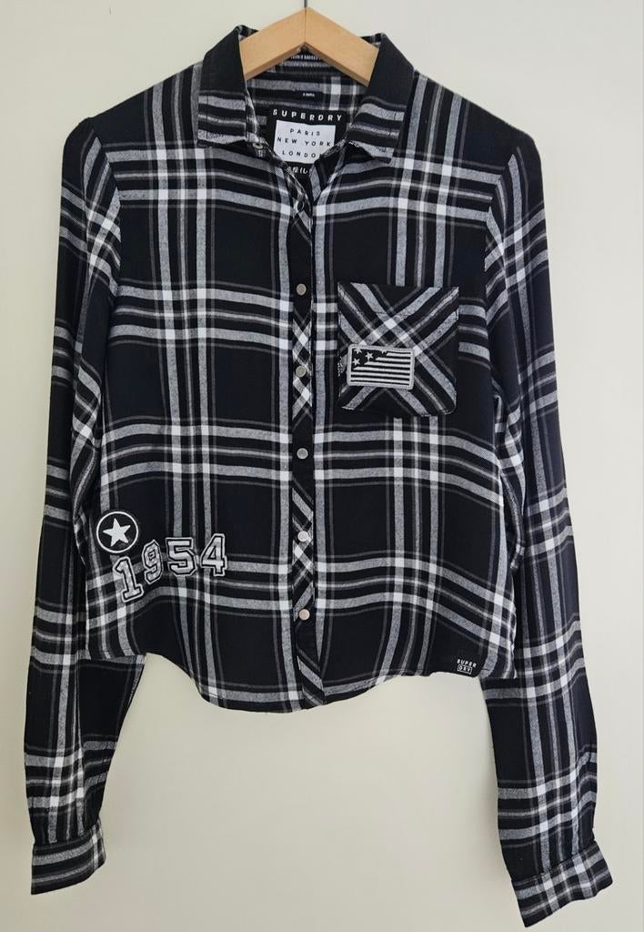 Superdry Blouse/Overhemd Mt XS - 176, Superdry, Overhemd of Blouse, Ophalen of Verzenden, Zo goed als nieuw