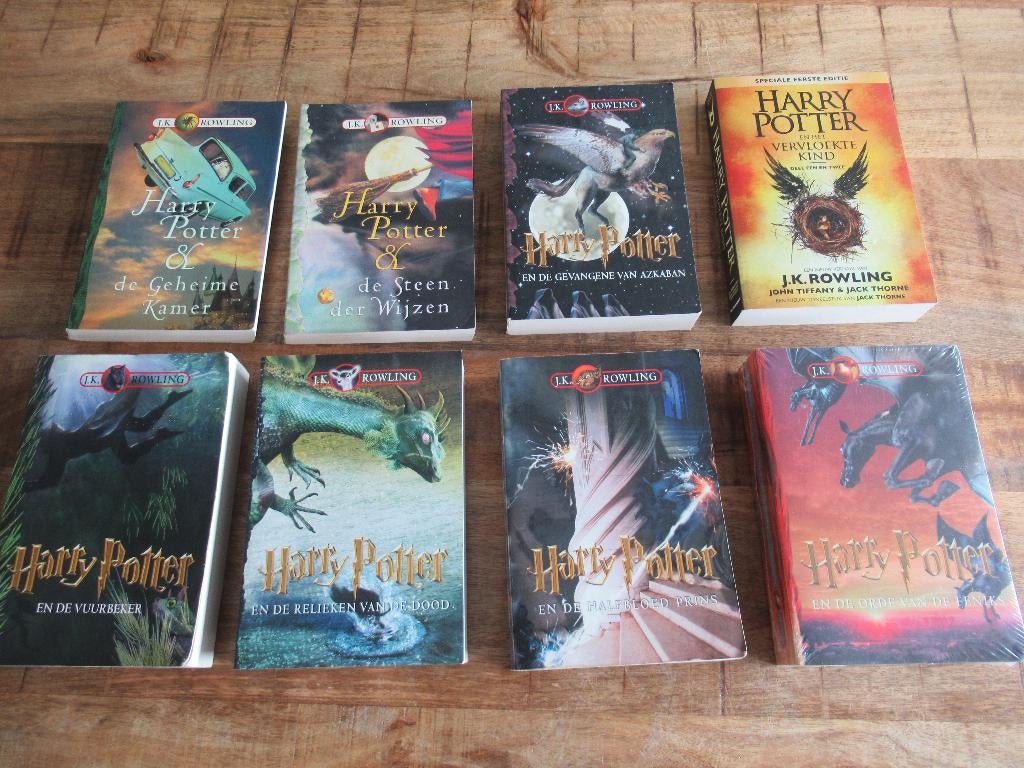 ALLE 8!! verschillende delen Harry Potter boeken boek, Boeken, Ophalen of Verzenden, Zo goed als nieuw, J.K. Rowling