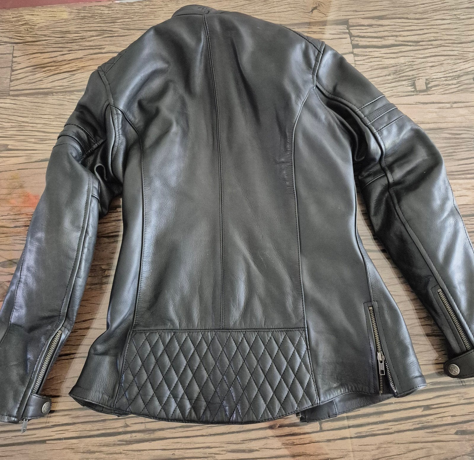 DAMES Rusty Stitches leren motorjas en Trilobite motorbroek, Motoren, Kleding | Motorkleding, Ophalen of Verzenden, Tweedehands