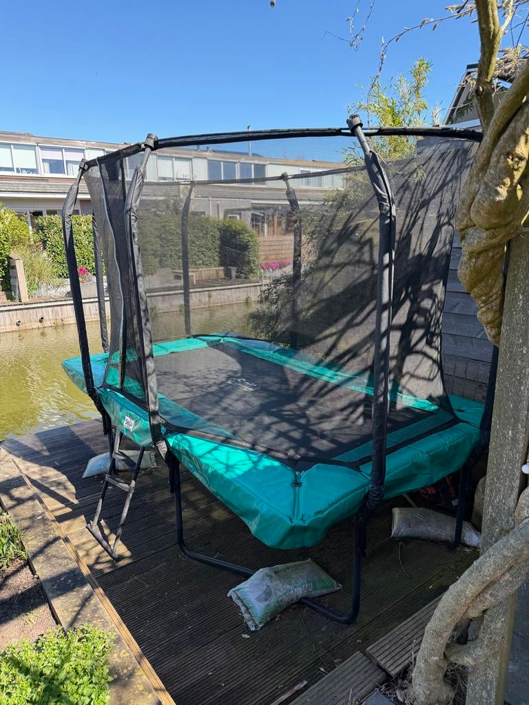 Salta trampoline - rechthoekig, Ophalen, Gebruikt
