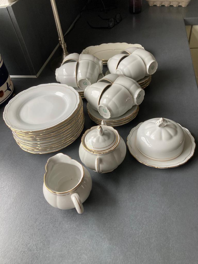 Koffie servies puntgaaf, Ophalen, Porselein, Overige stijlen