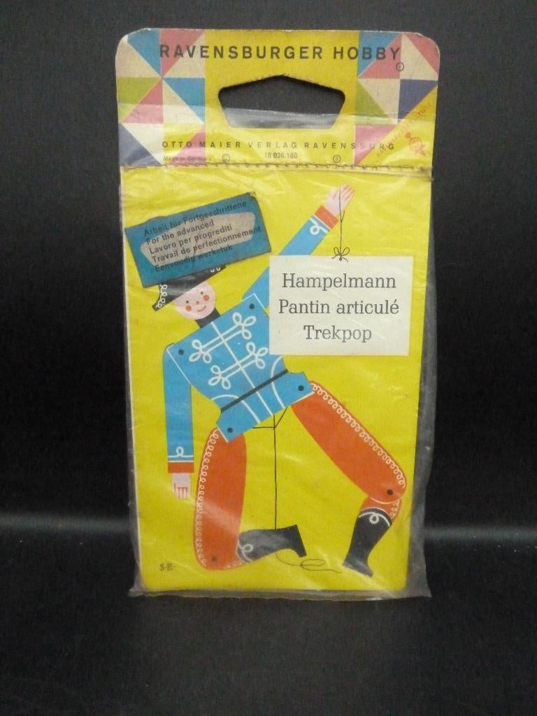 Oude trekpop Ravensburger hobby, Nieuw, Meerkleurig, Ophalen of Verzenden, Papier of Karton