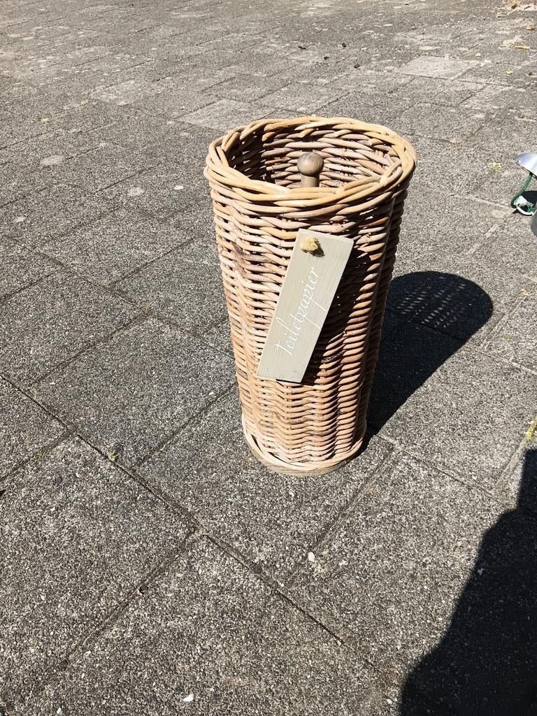 Toiletrolhouder, Ophalen of Verzenden, Zo goed als nieuw, Bruin