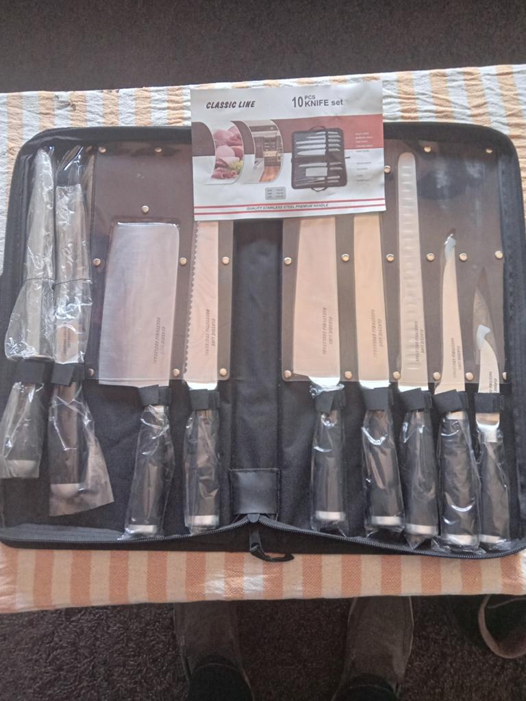 Messen set, Ophalen of Verzenden, Nieuw, Rvs of Chroom
