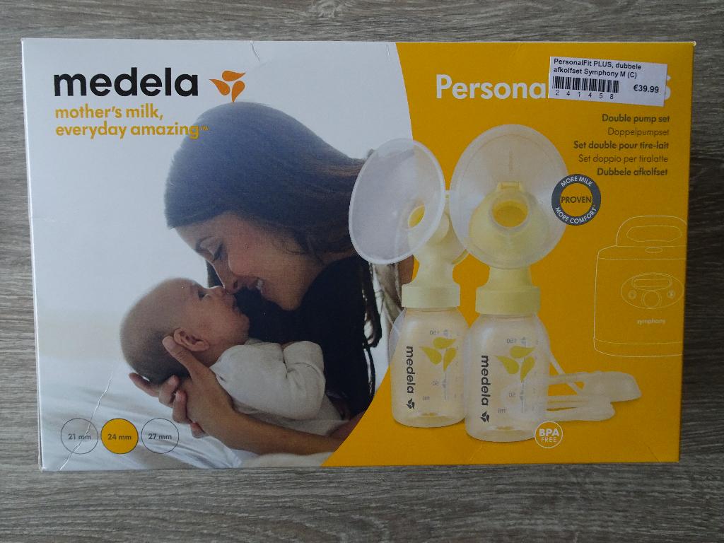 Medela symphony dubbele herbruikbare afkolfset, Kinderen en Baby's, Babyvoeding en Toebehoren, Ophalen of Verzenden, Zo goed als nieuw