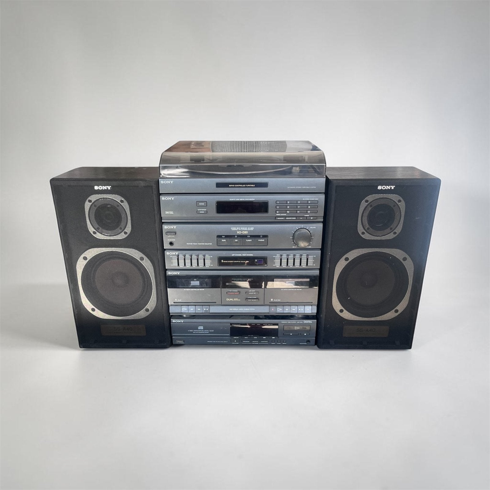 Sony XO-D20s HI-FI stereo, Ophalen of Verzenden, Zo goed als nieuw, Radio, Met cd-speler