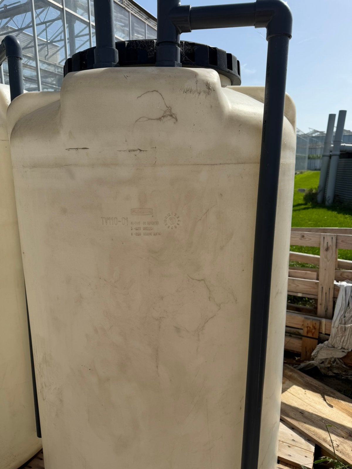 Opslagtanks te koop, Doe-het-zelf en Verbouw, Ophalen, Gebruikt, 15 m² of meer, Zeil