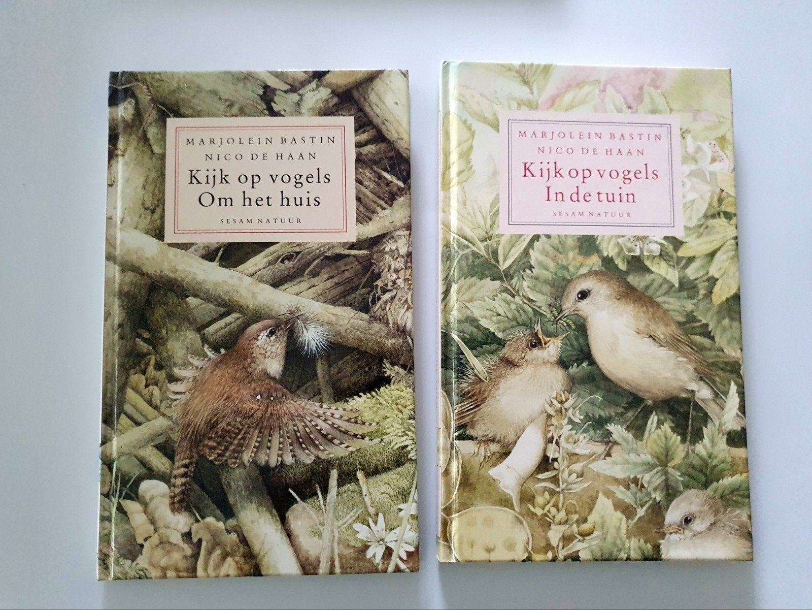 Kijk op vogels: Om het huis & In de tuin (2 boeken), Ophalen of Verzenden, Gelezen, Vogels, Marjolein Bastin, Nico de Haan