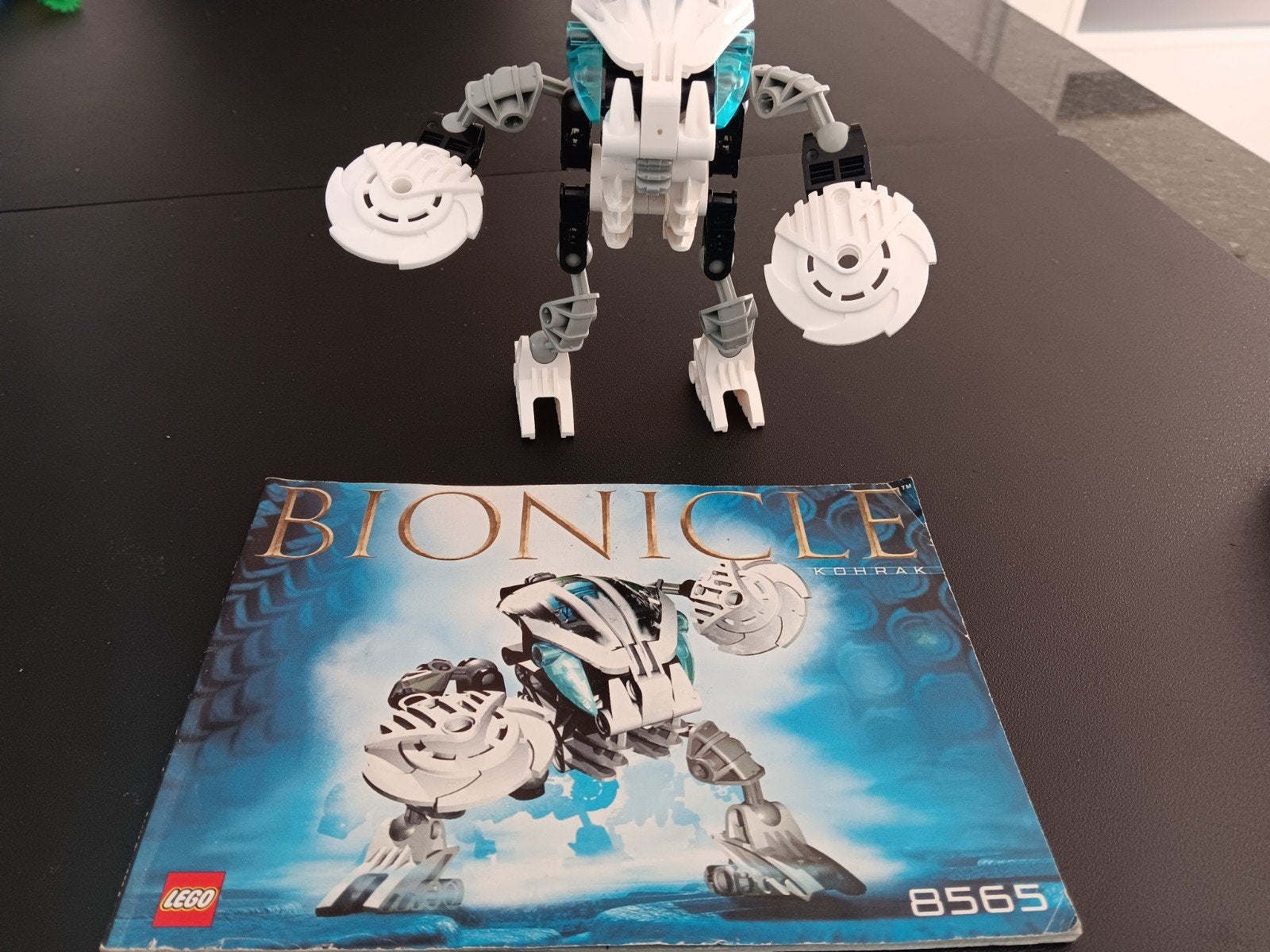 Lego Bionicle Kohrak 8565 met instructies, Gebruikt, Bionicle, Lego, Inclusief instructies