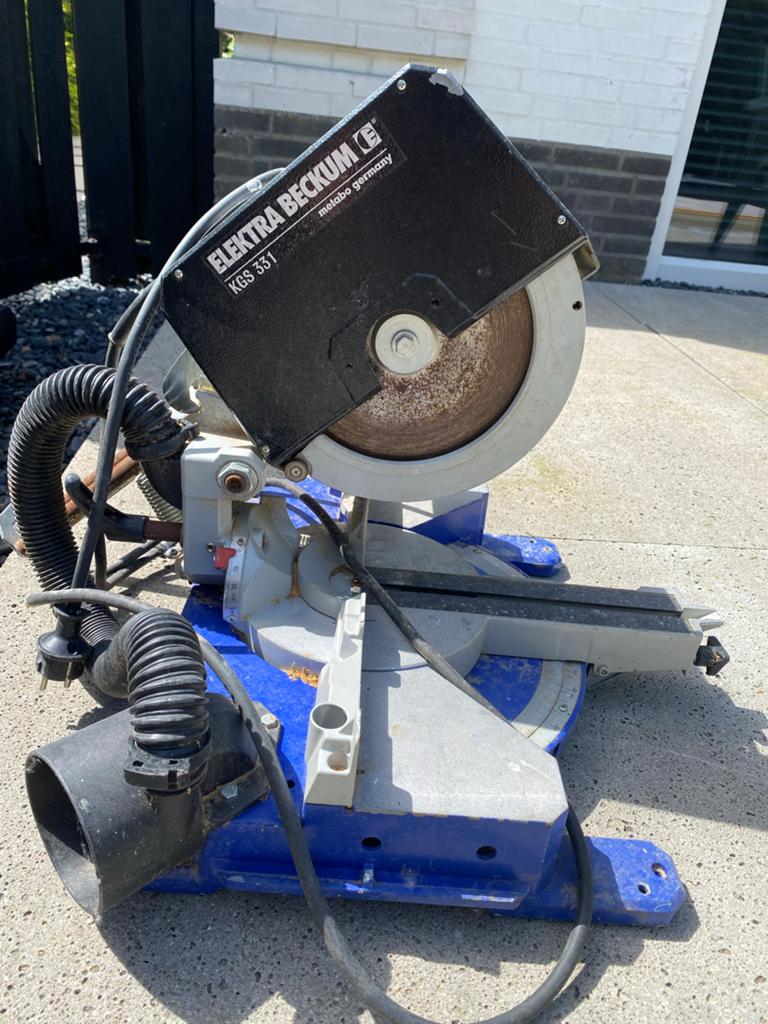 Elektra Beckum KGS 331 Afkortzaag - Gebruikt, Doe-het-zelf en Verbouw, Ophalen, Gebruikt, 70 mm of meer, 600 tot 1200 watt