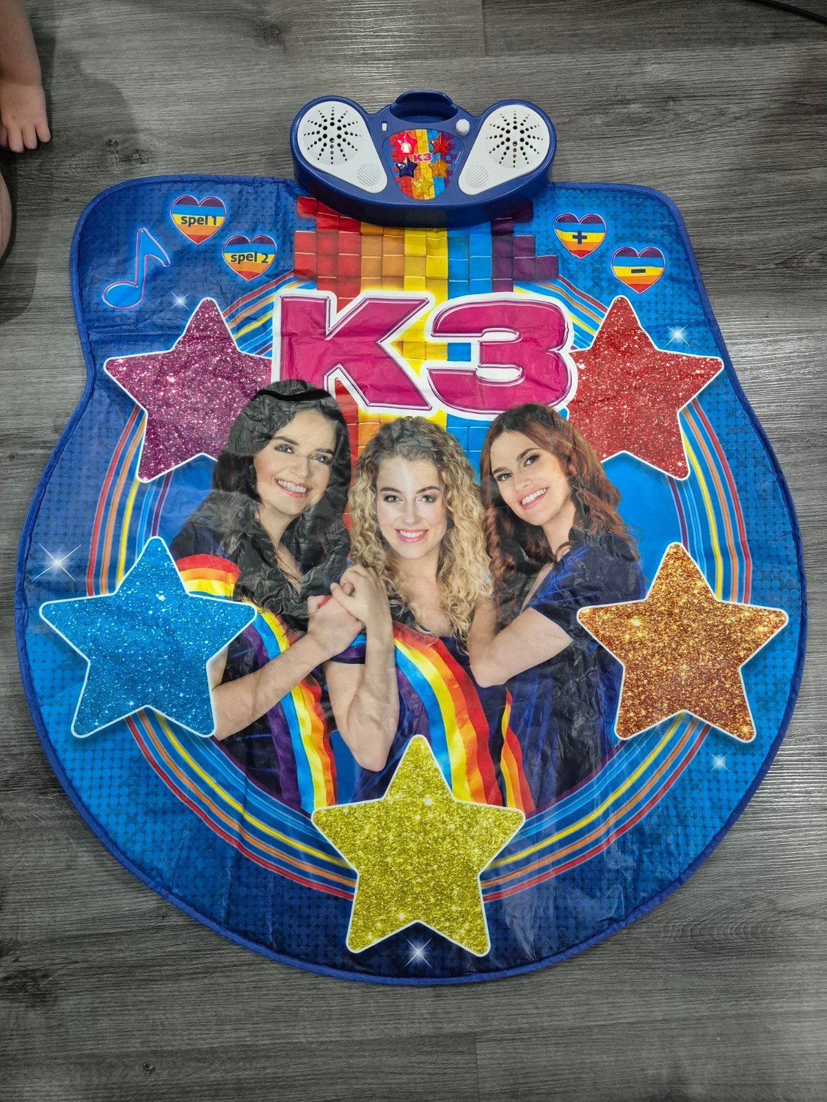 k3 dansmat, Ophalen, Zo goed als nieuw