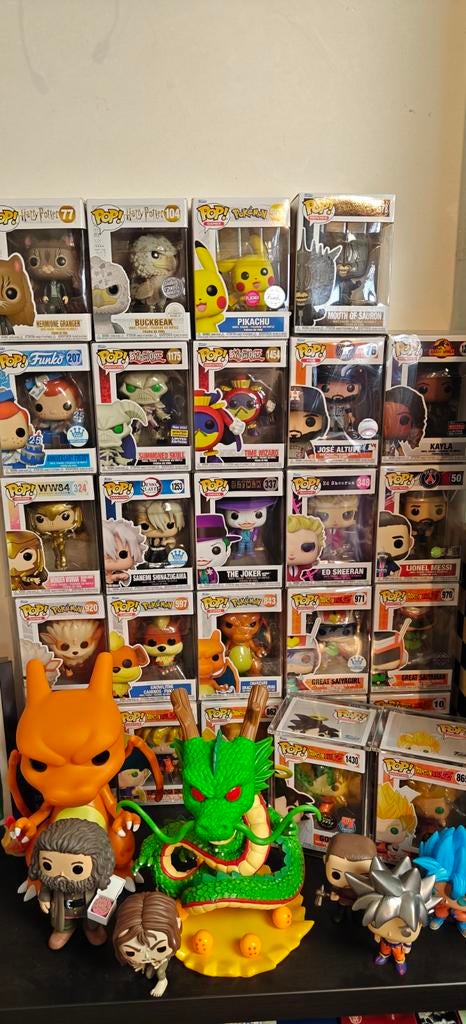 Funko Pop Verzameling: Dragon Ball, Pokémon, Harry Potter, Verzamelen, Poppetjes en Figuurtjes, Zo goed als nieuw, Ophalen of Verzenden
