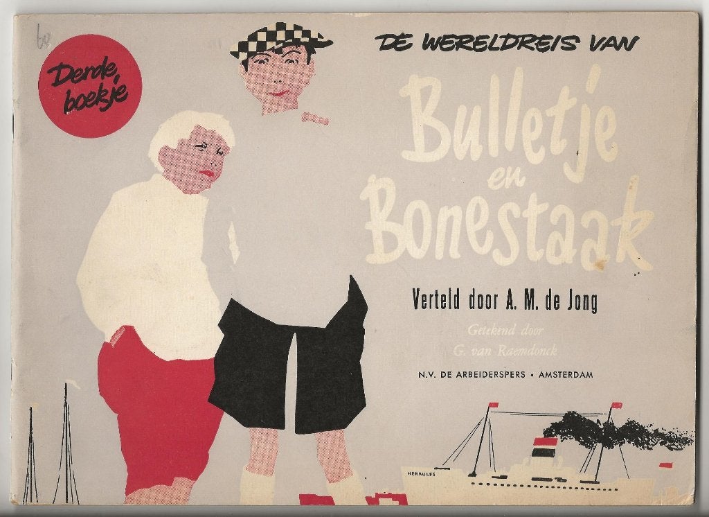 Bulletje en Bonestaak - Derde boekje, origineel uit 1957, Ophalen, Zo goed als nieuw, A.M. de Jong, Meerdere stripboeken