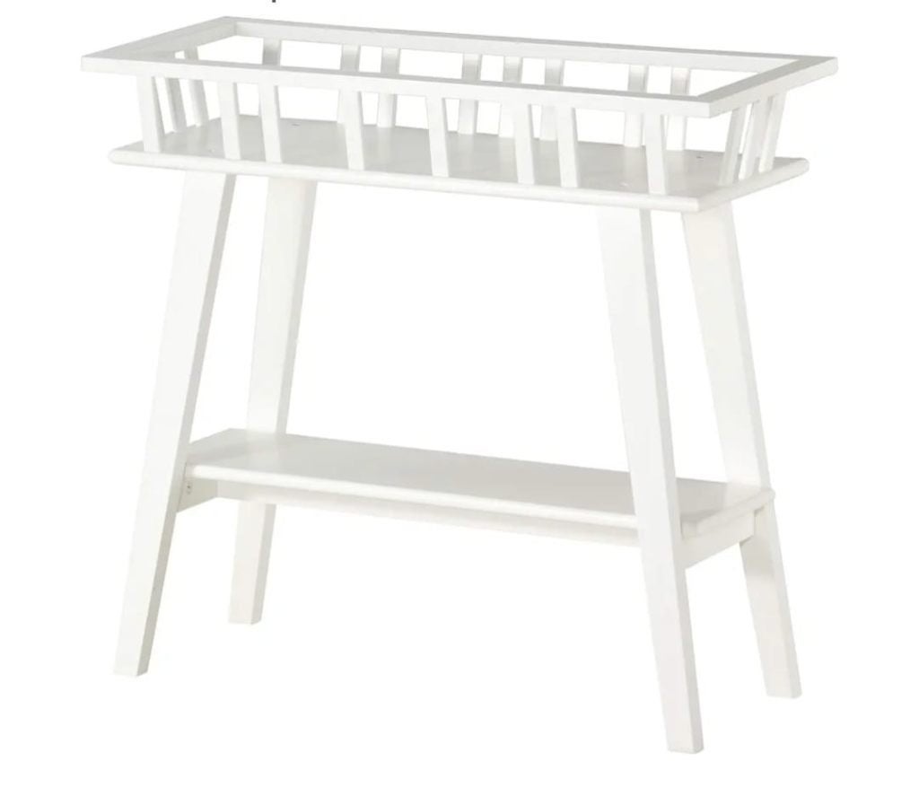IKEA plantenstandaard wit, Huis en Inrichting, Ophalen, 55 tot 75 cm, Zo goed als nieuw, 60 cm of meer