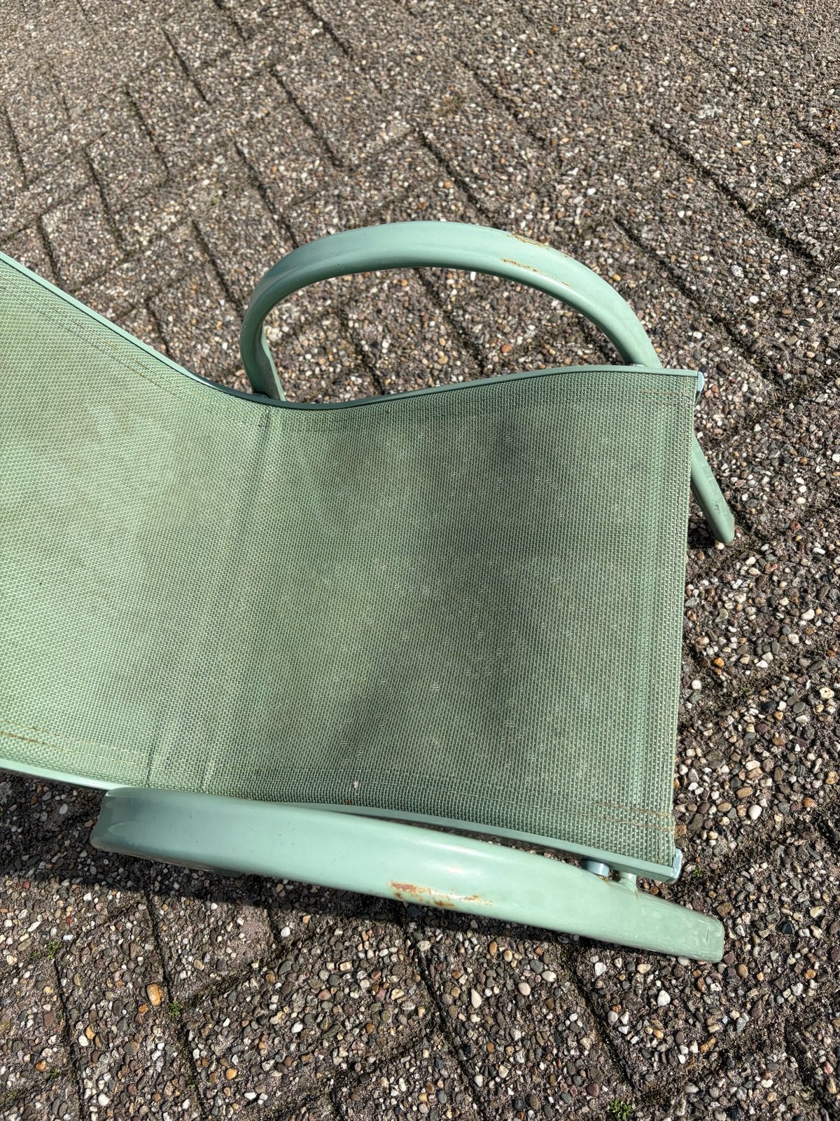 Kinderstoeltje groen - Gratis af te halen, Ophalen, Gebruikt, Metaal