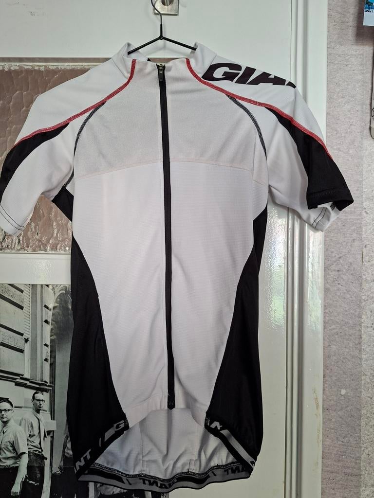Giant fietsjasje, maat xs/s, wit/zwart, past niet meer, XS, Kinderen, Zo goed als nieuw, Bovenkleding