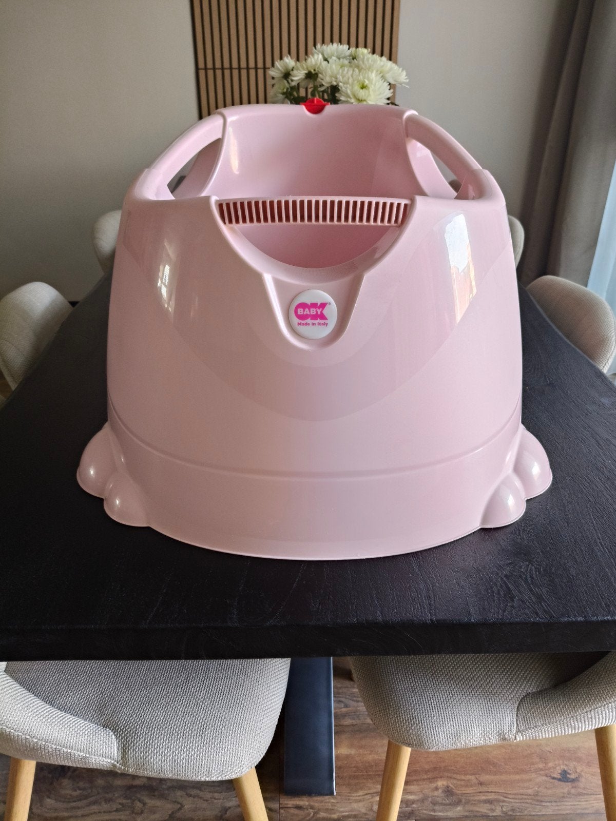 Roze - Baby zitbadje in uitstekende staat, Kinderen en Baby's, Ophalen, Gebruikt, Badje