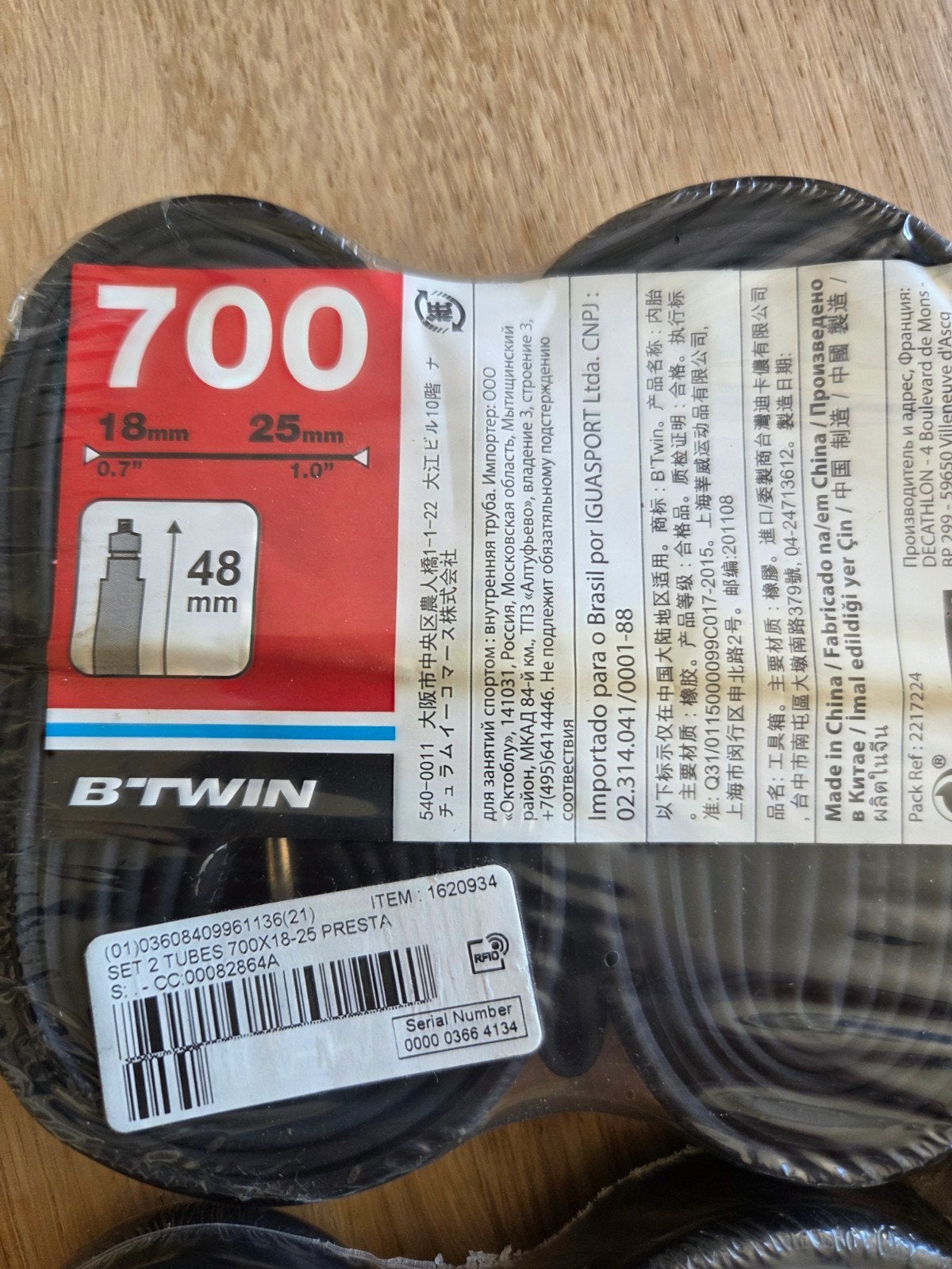 Binnenbanden voor racefiets - B'Twin en Racing Bike, Band, Nieuw, Ophalen of Verzenden, B'Twin