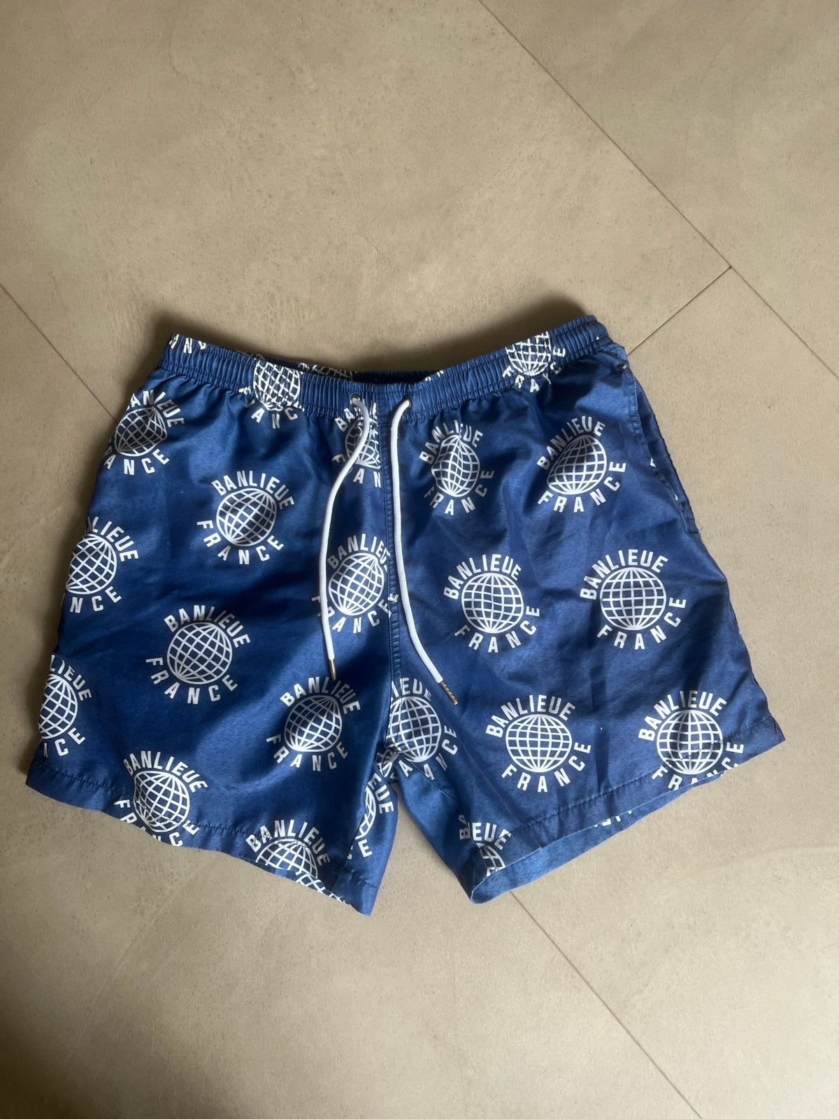 Banlieue France Zwembroek Maat L Blauw, Ophalen of Verzenden, Maat 52/54 (L), Blauw, Zwemshort