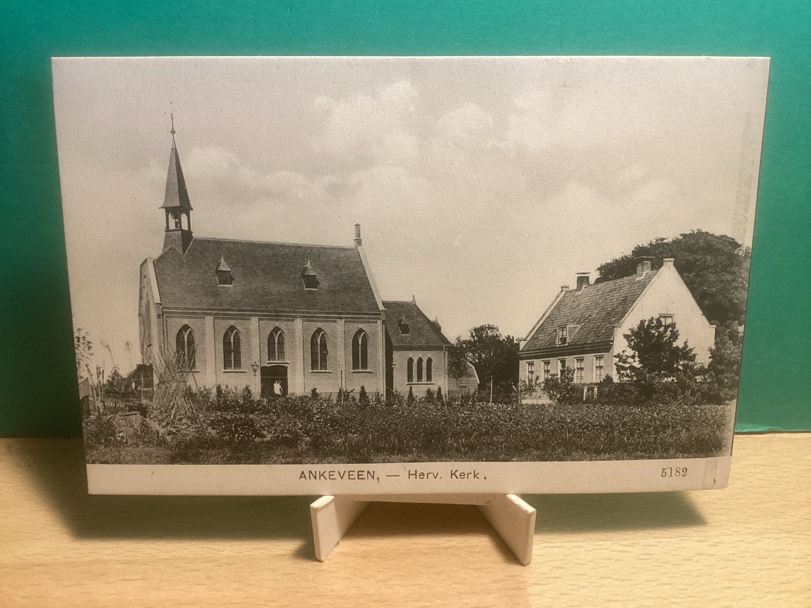 Ankeveen Herv. Kerk.   913k, Ophalen of Verzenden, Voor 1920, Ongelopen, Noord-Holland