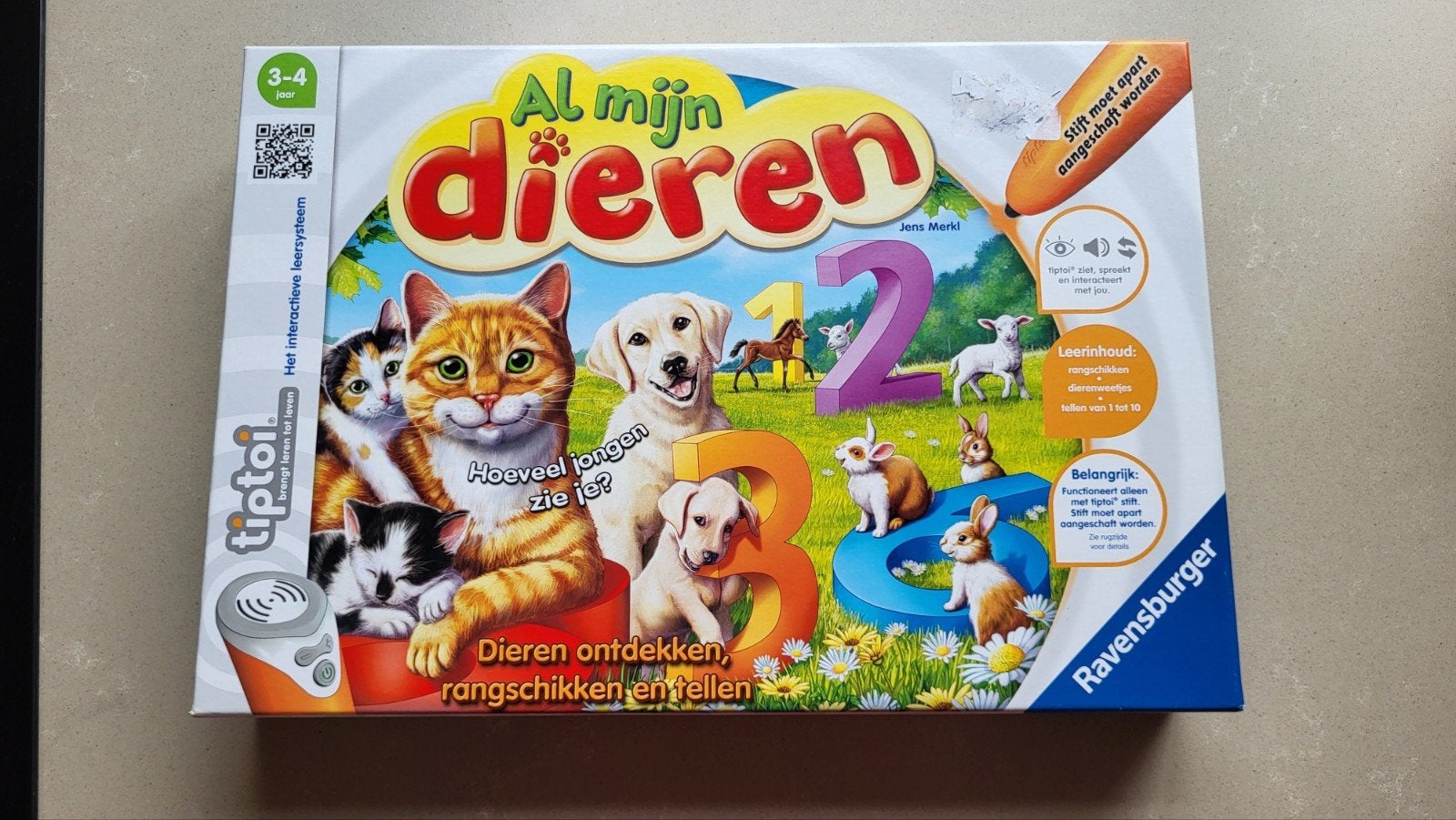 tiptoi al mijn dieren z.g.a.n, Een of twee spelers, Ophalen of Verzenden, Zo goed als nieuw, Ravensburger