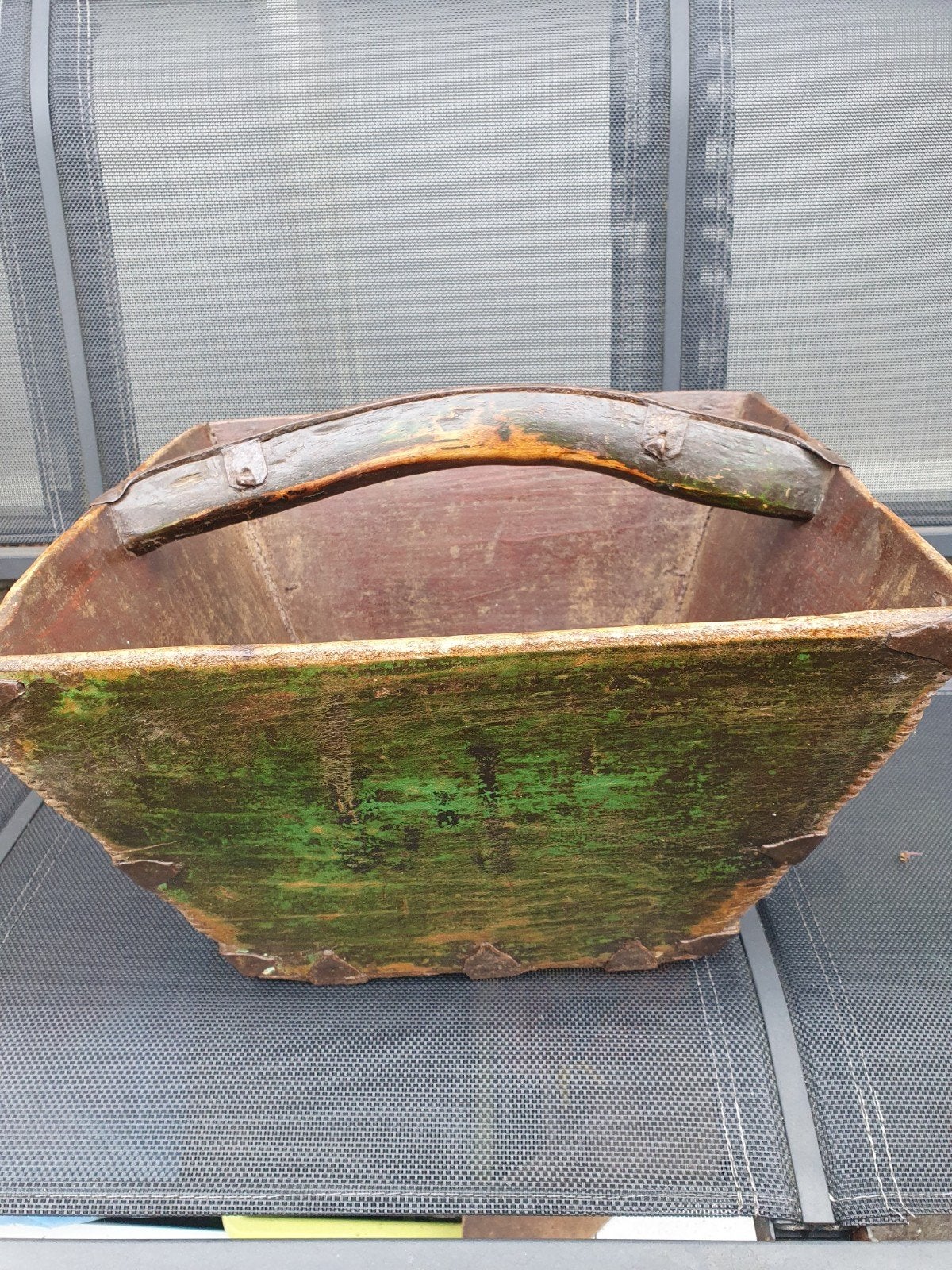 Chinese houten bak , rijstmand, Ophalen