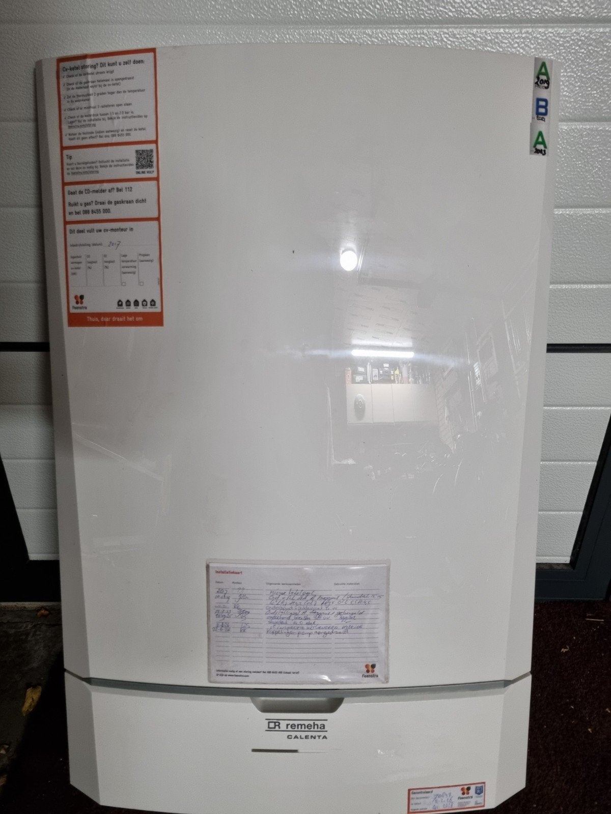Remeha Calenta Ace 40L HR Combiketel voor onderdelen, Doe-het-zelf en Verbouw, Verwarming en Radiatoren, 30 tot 80 cm, Gebruikt