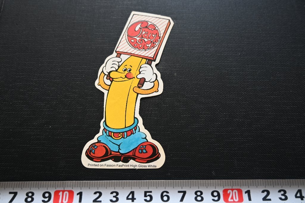 sticker strip banaan jeans schoenen bord crackback *, Ophalen of Verzenden, Zo goed als nieuw