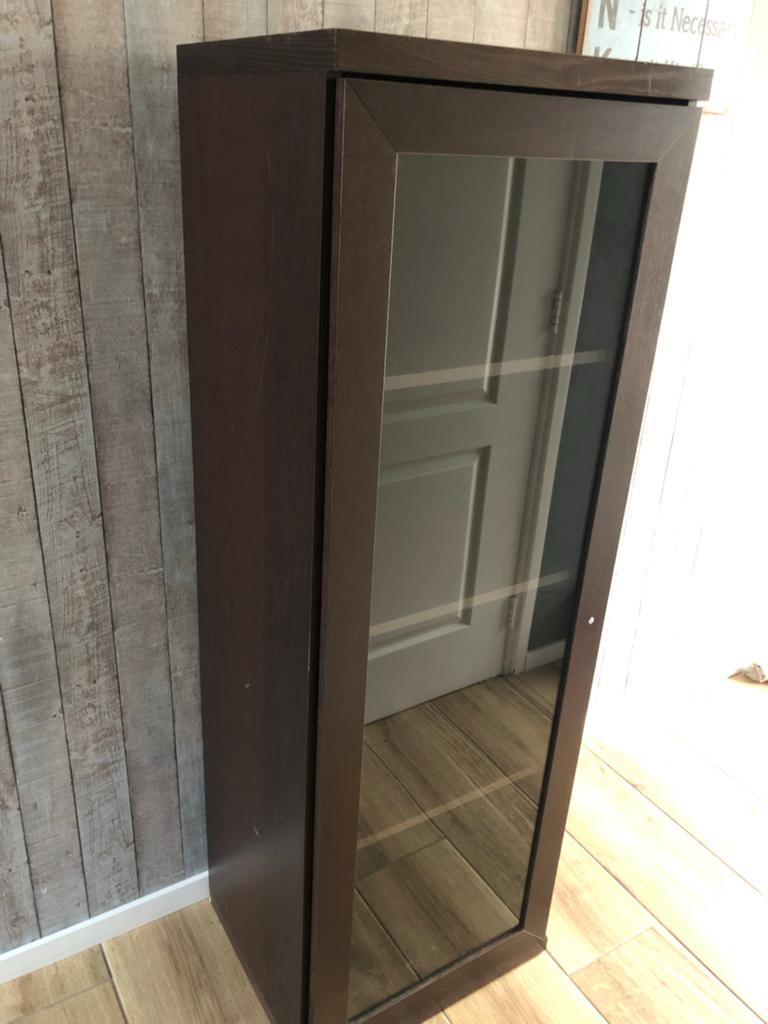 IKEA vitrine kast, Ophalen, Gebruikt, Overige materialen, 100 tot 150 cm