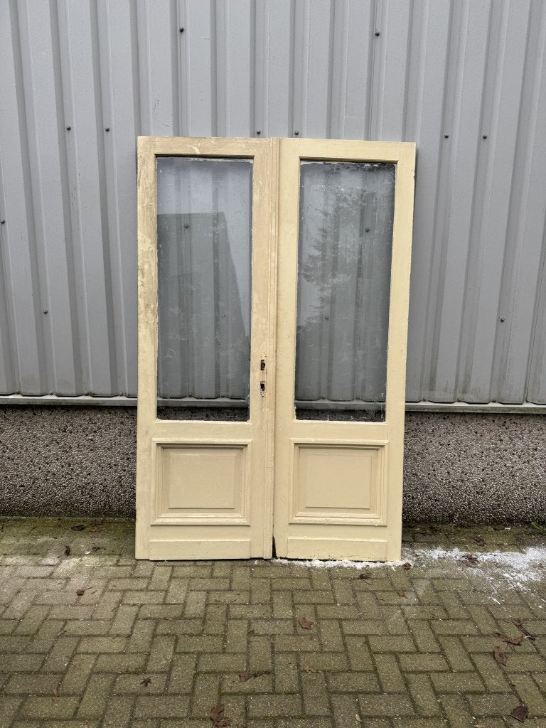 Prachtige antieke ensuitedeuren met jistorisch glas, La belle porte, Jurgen.hoogenboezem@gmail.com, Binnendeur, Zo goed als nieuw