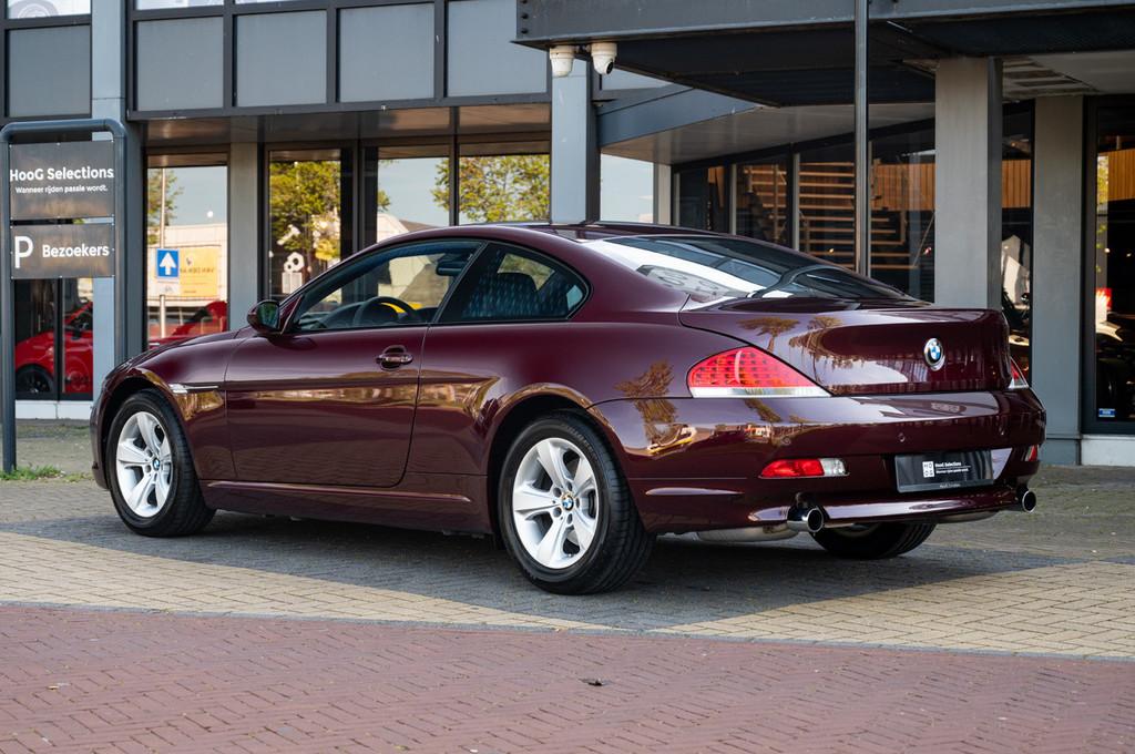 BMW 6 Serie 630i (bj 2006, automaat), Auto's, Automaat, Gebruikt, Zwart, 258 pk