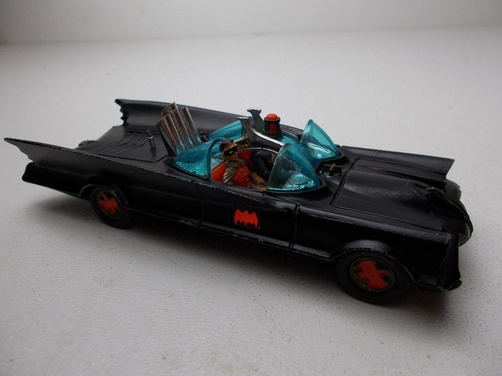 1966 Corgi Toys 267 BATMOBILE (MAT VERSIE!) +FIGUURTJES! (A)
